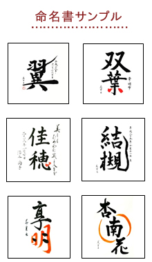 命名書
